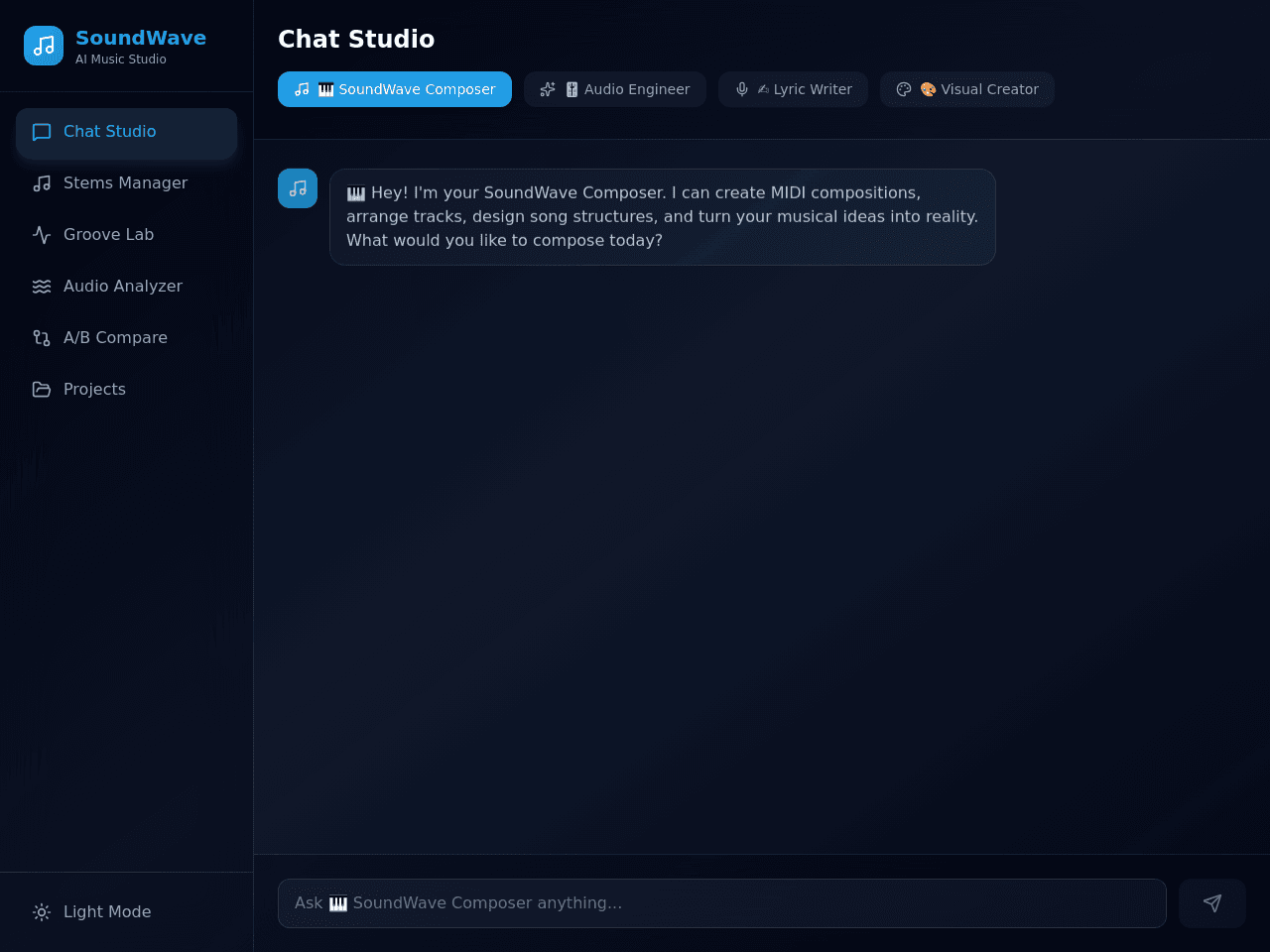 SoundWave Composer Portal
