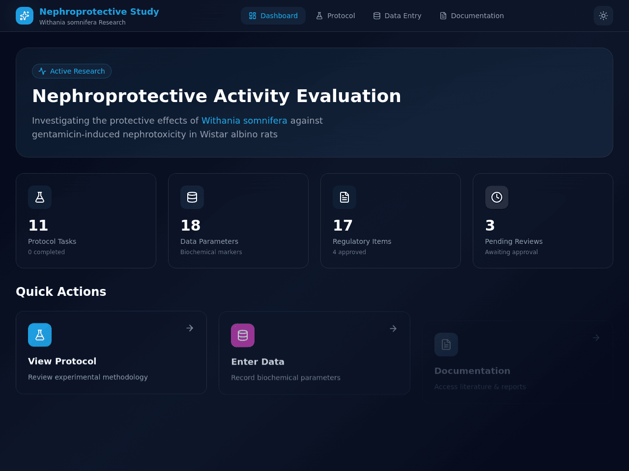 Nephro Evaluation Dashboard