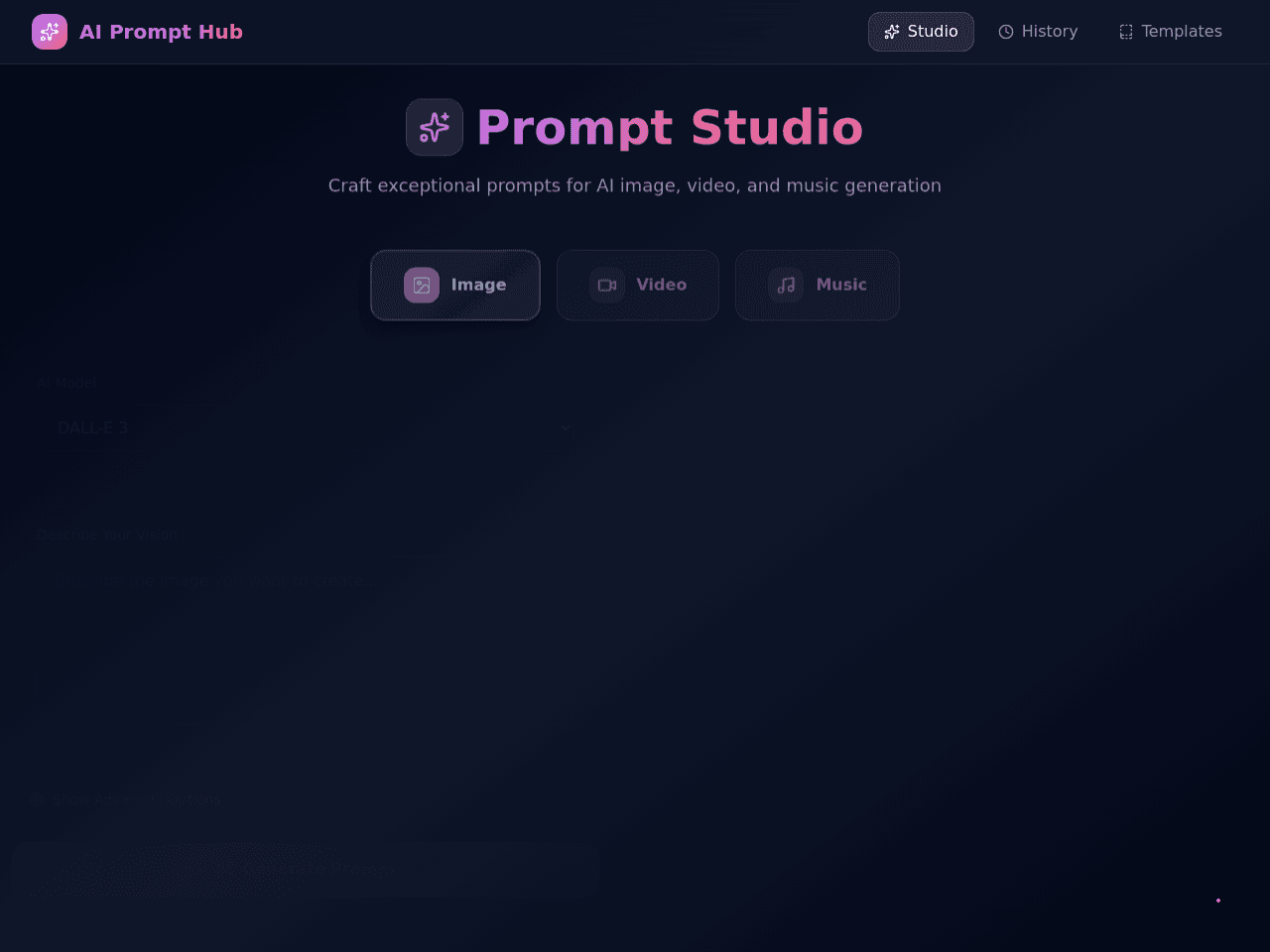 Prompt Creation Studio