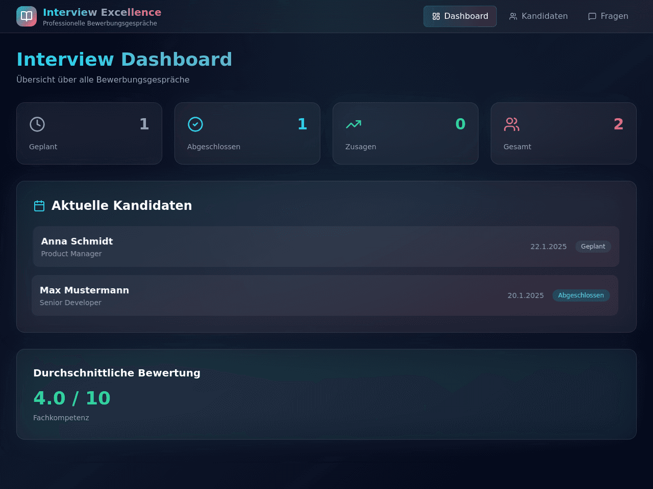 Interview Guide Portal