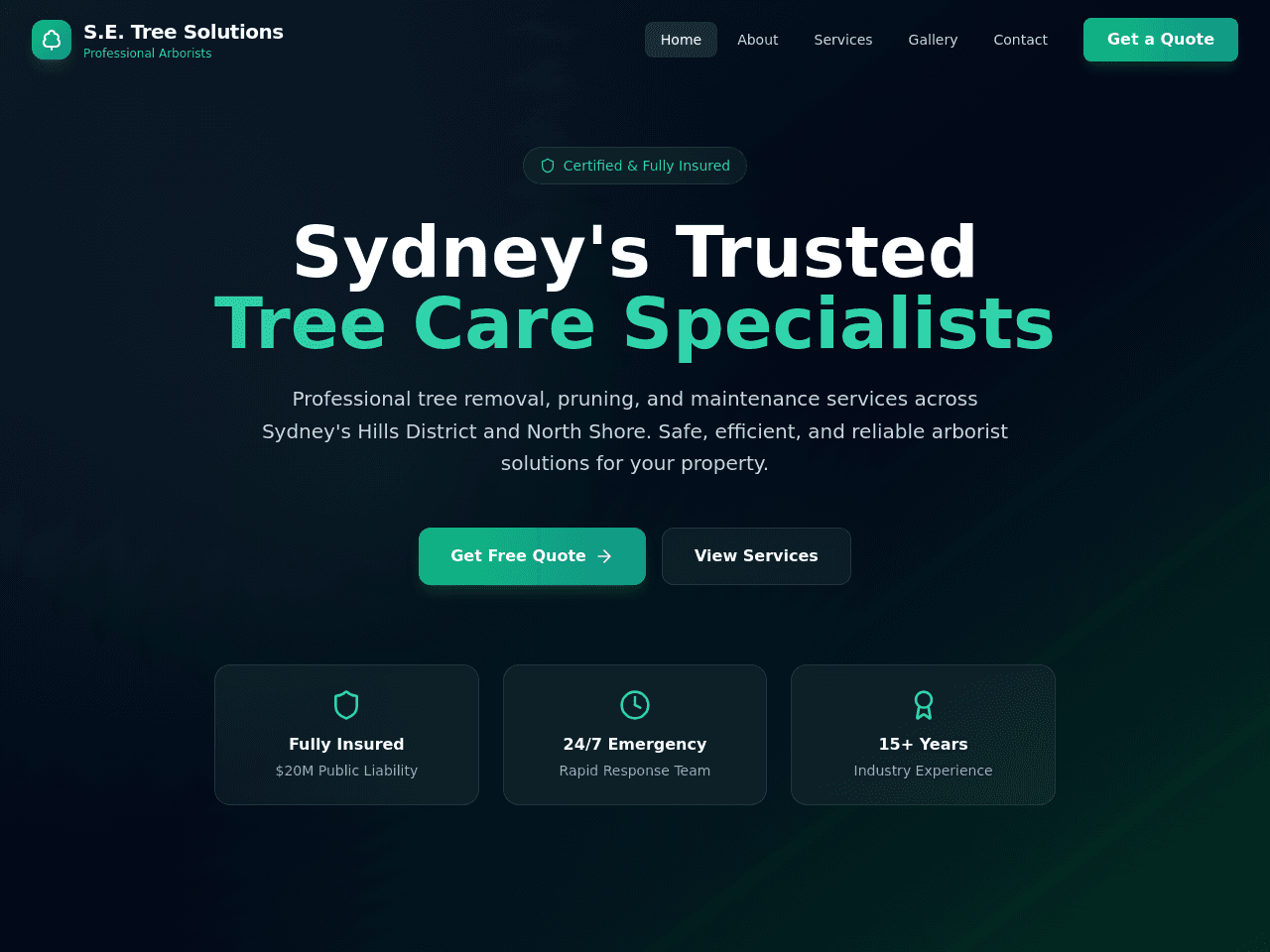Tree Solutions Portal