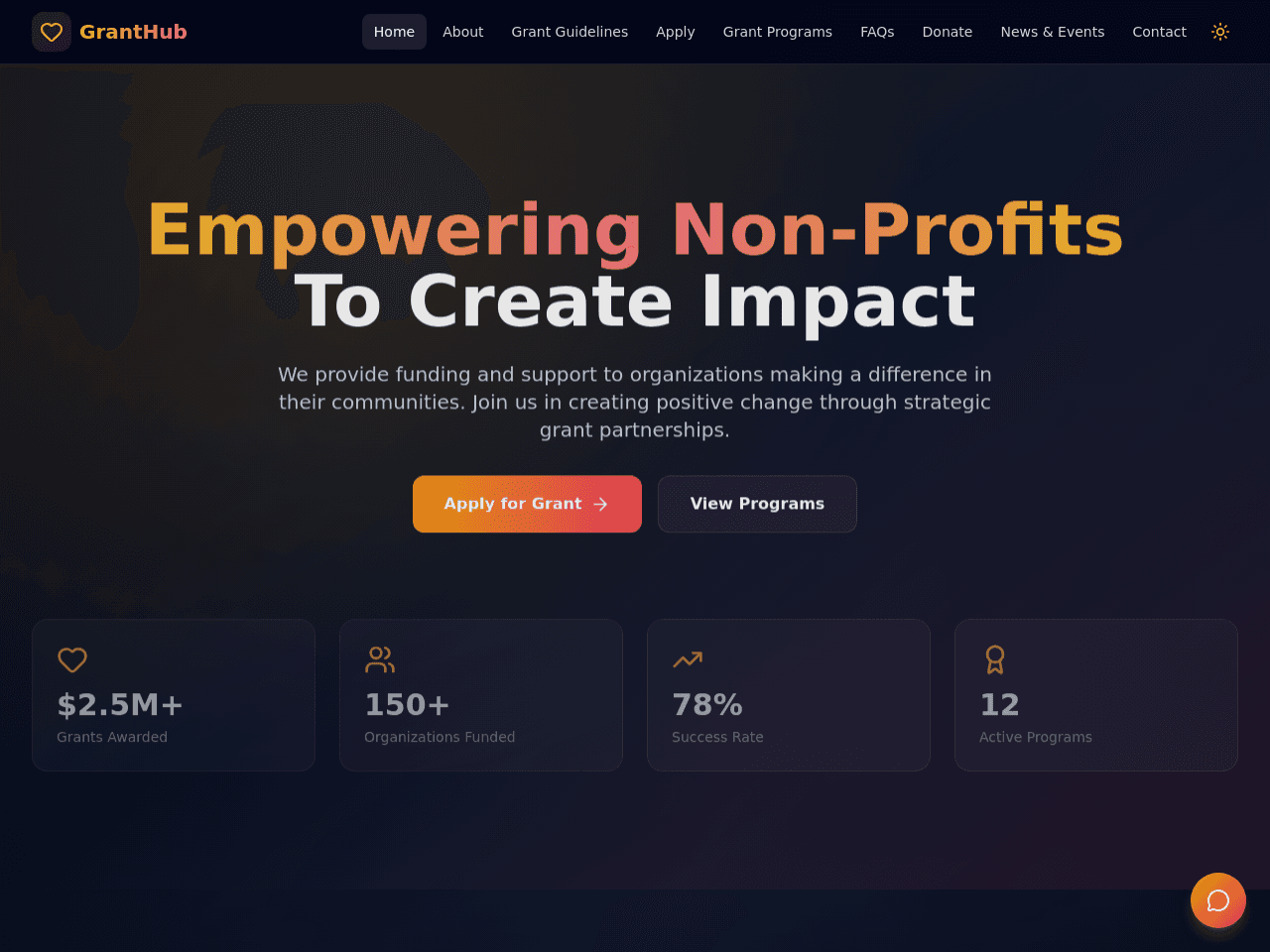 Charity Site Builder
