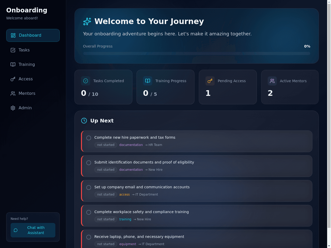 Onboarding Portal
