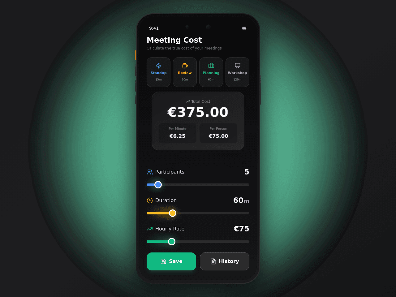Meeting Cost Calculator