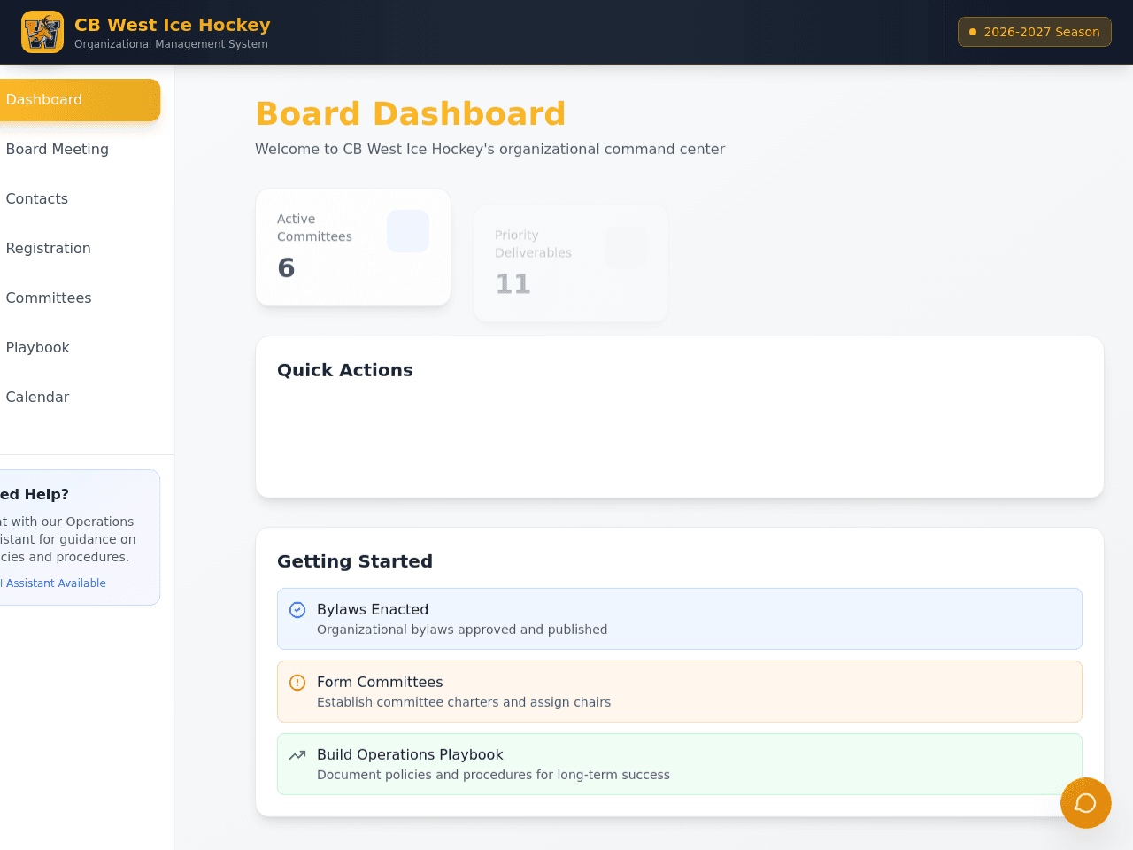 Board Dashboard - Backup Copy