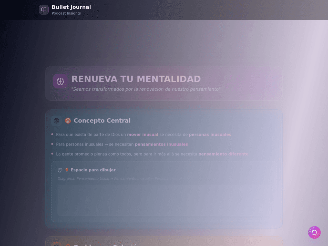 Mindset Renewal Journal
