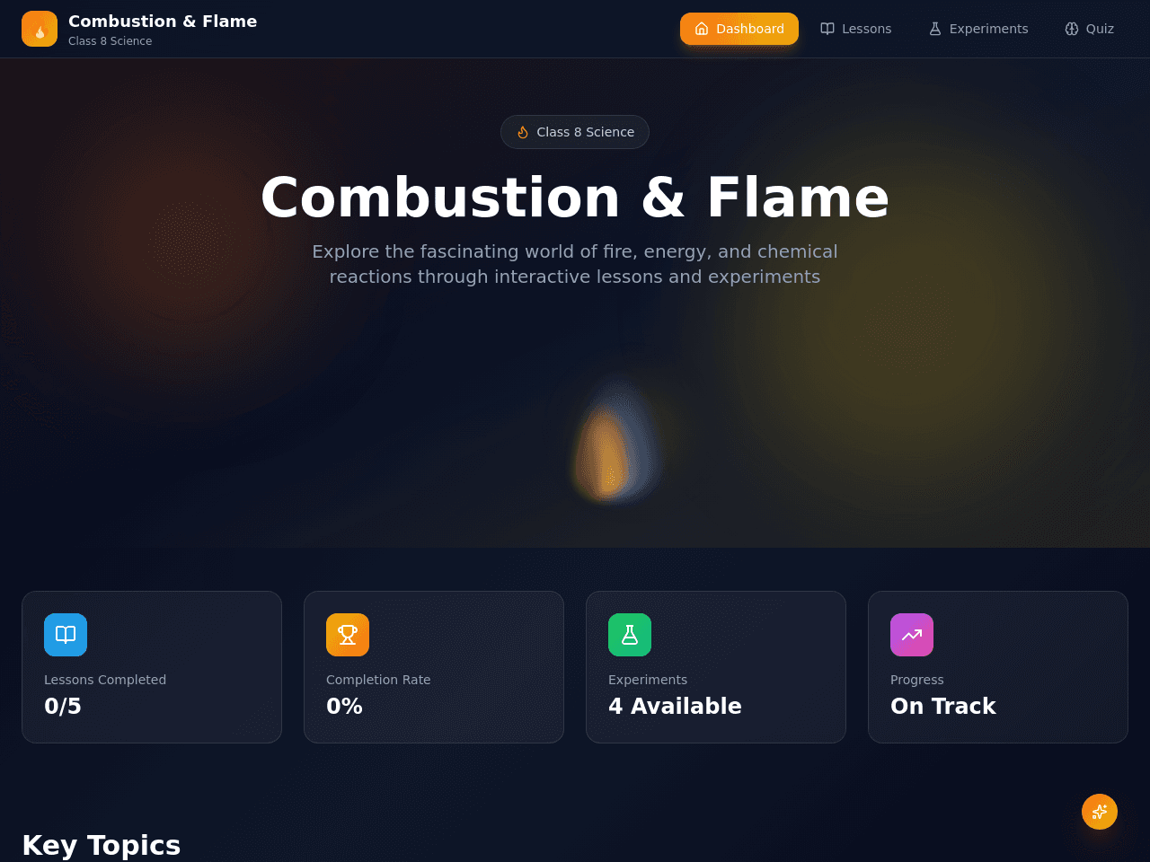 Flame Study Portal