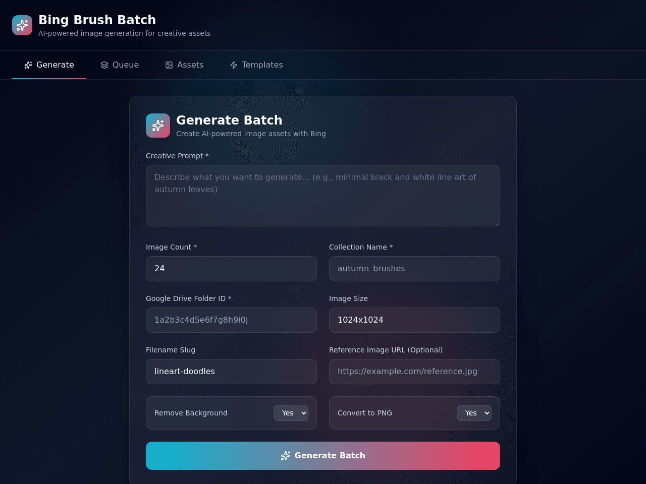 Bing Brush Portal