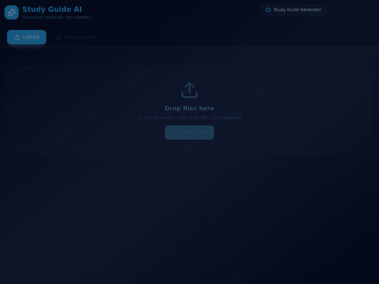 Study Guide Portal