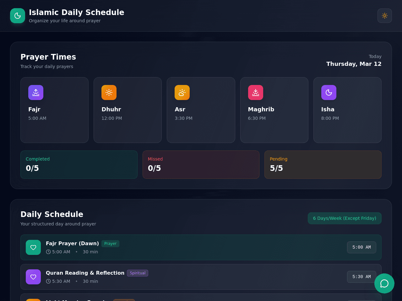Daily Devotion Planner