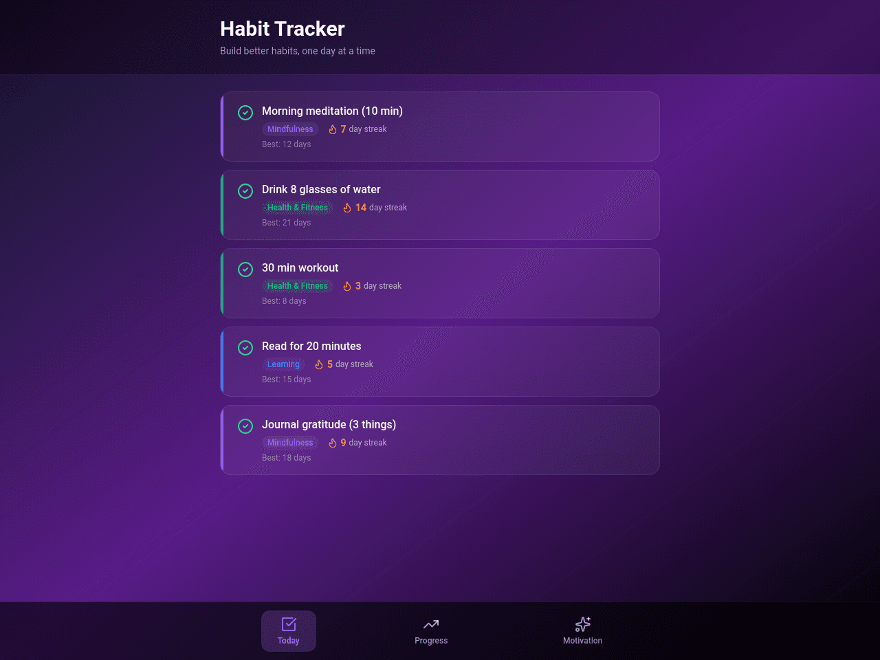 Action Dashboard