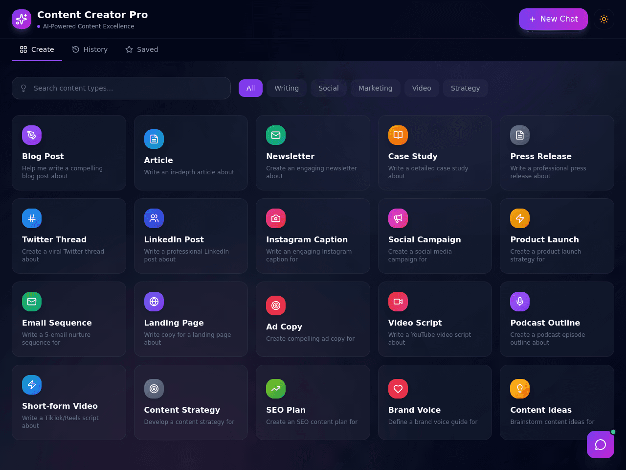 Content Agent Chatbot