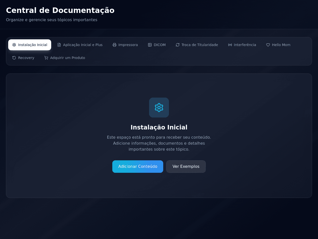 Setup Streamline Dashboard