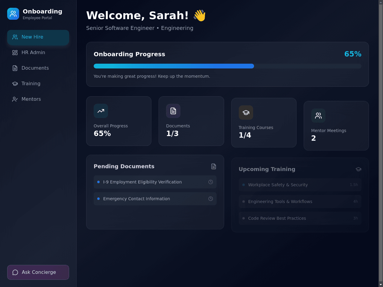 Onboarding Flow Portal