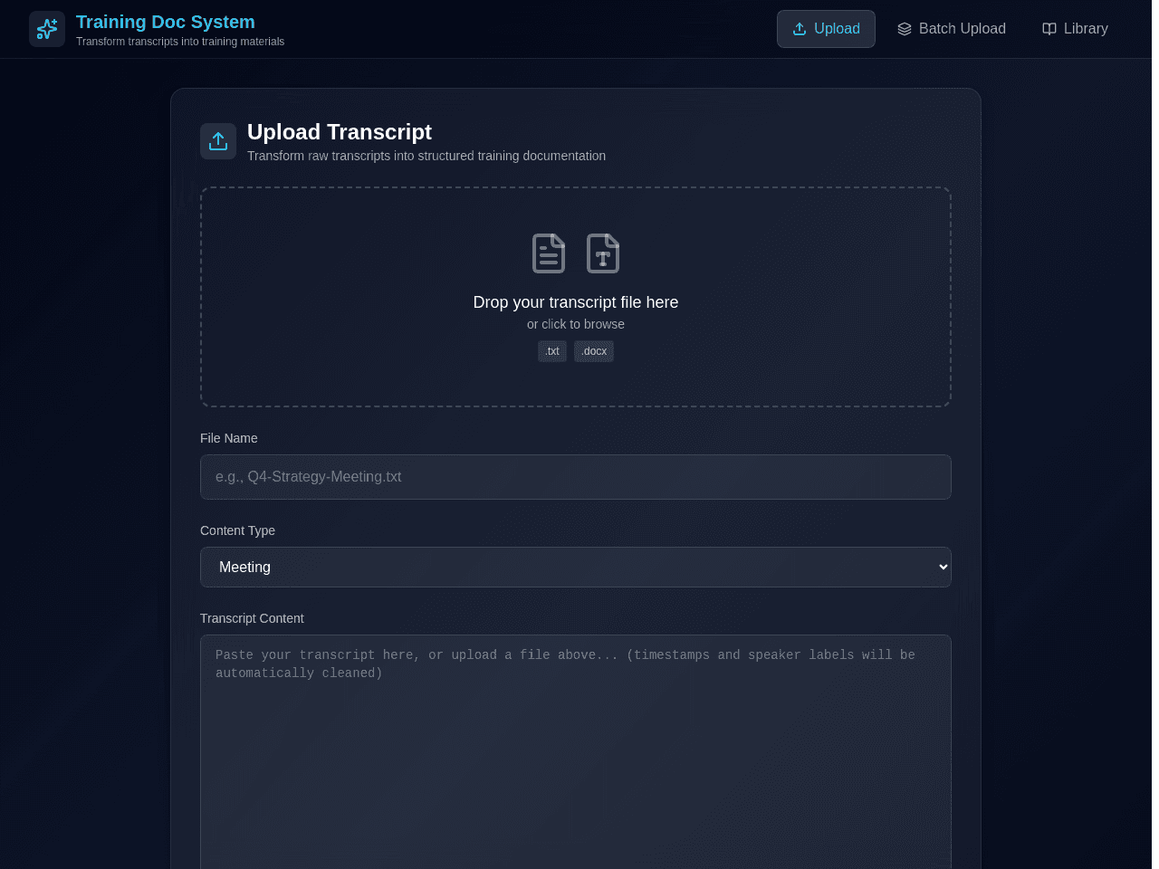 Transcript Organizer Pro