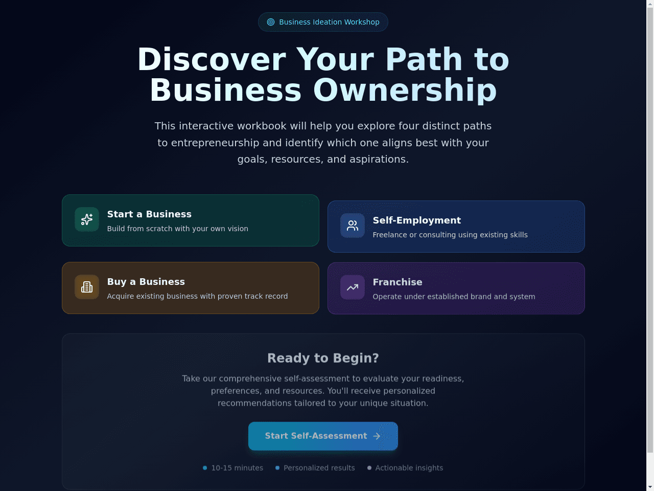 Business Ideation Workbook
