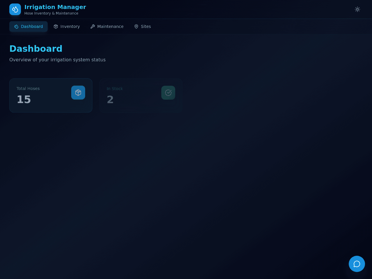 Irrigation Flow Dashboard