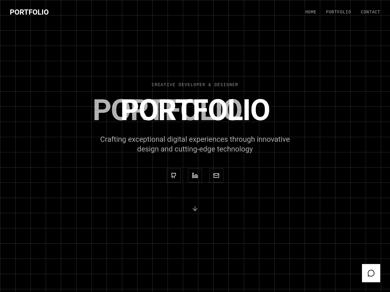 Monochrome Portfolio Studio
