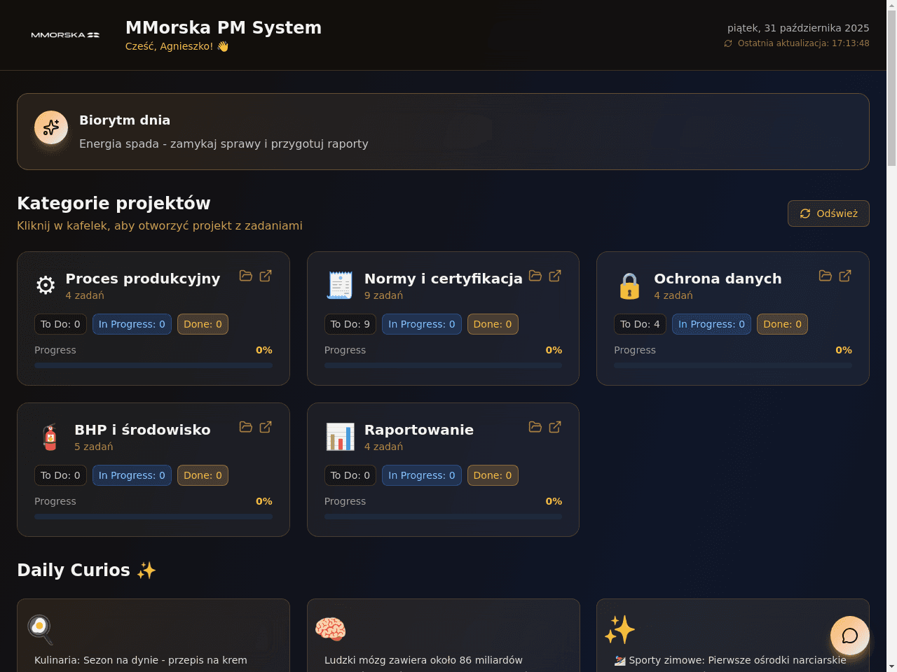Project Pulse Dashboard