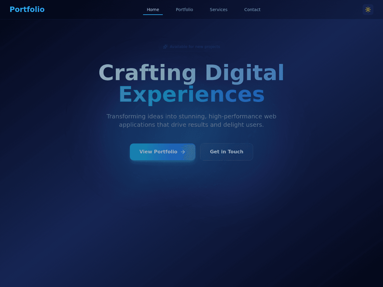 Portfolio Showcase Studio