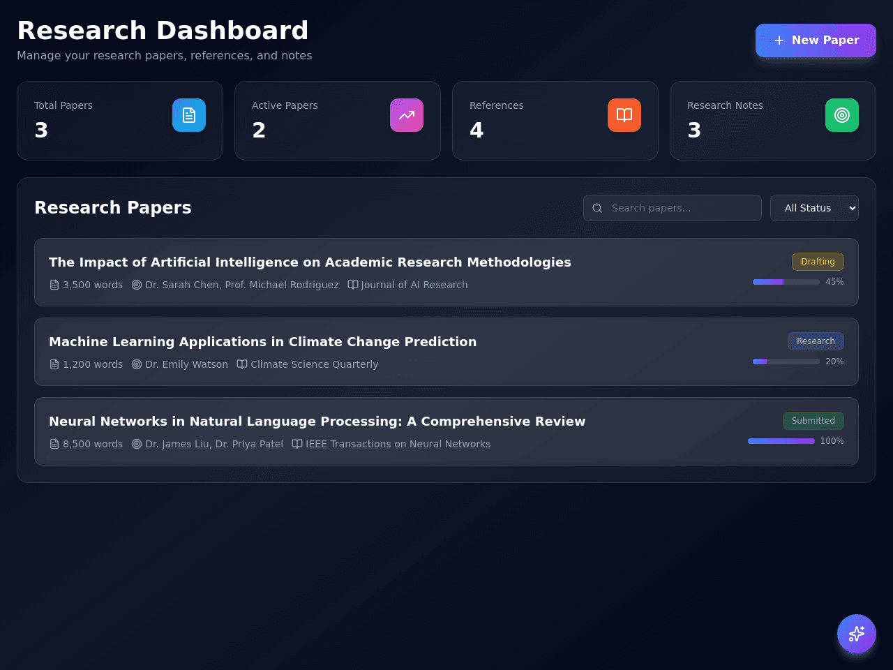 Research Paper Portal