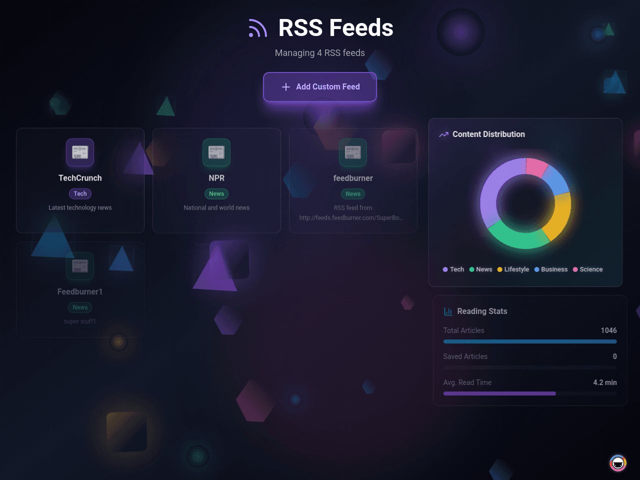 RSS-Feed Inbox clone