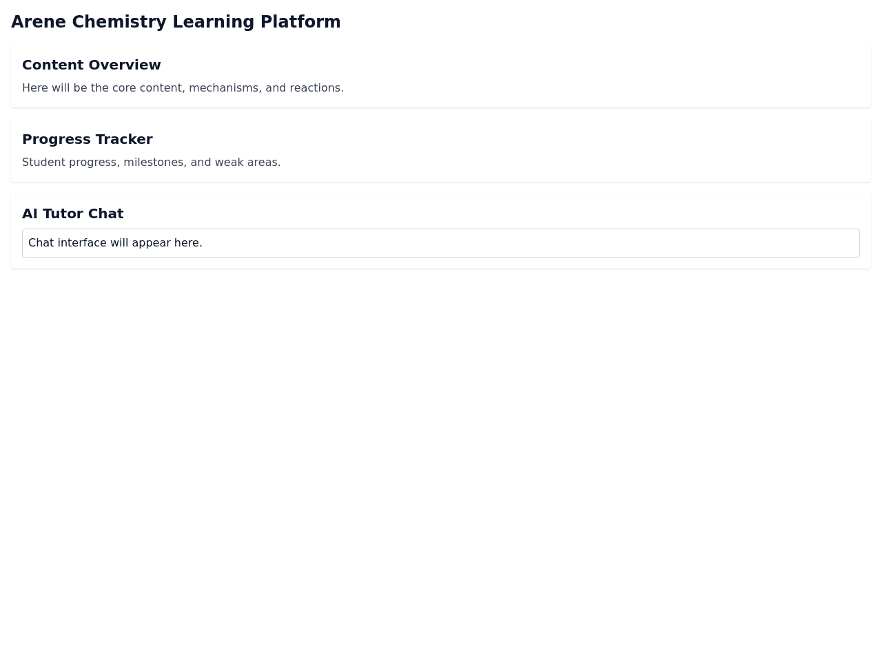 Arene Study Portal