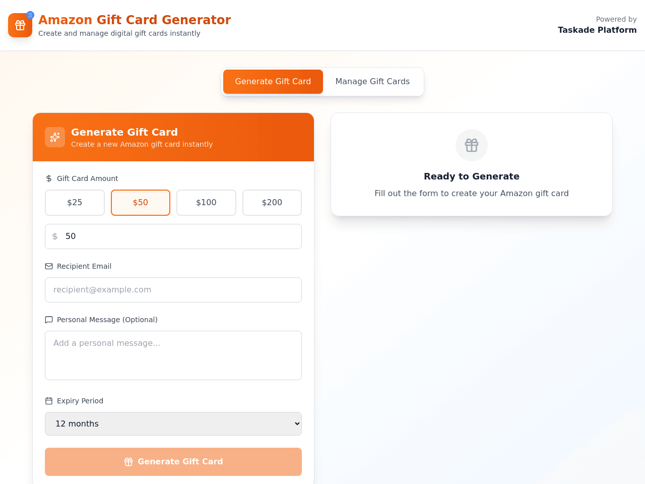 Gift Card Genie