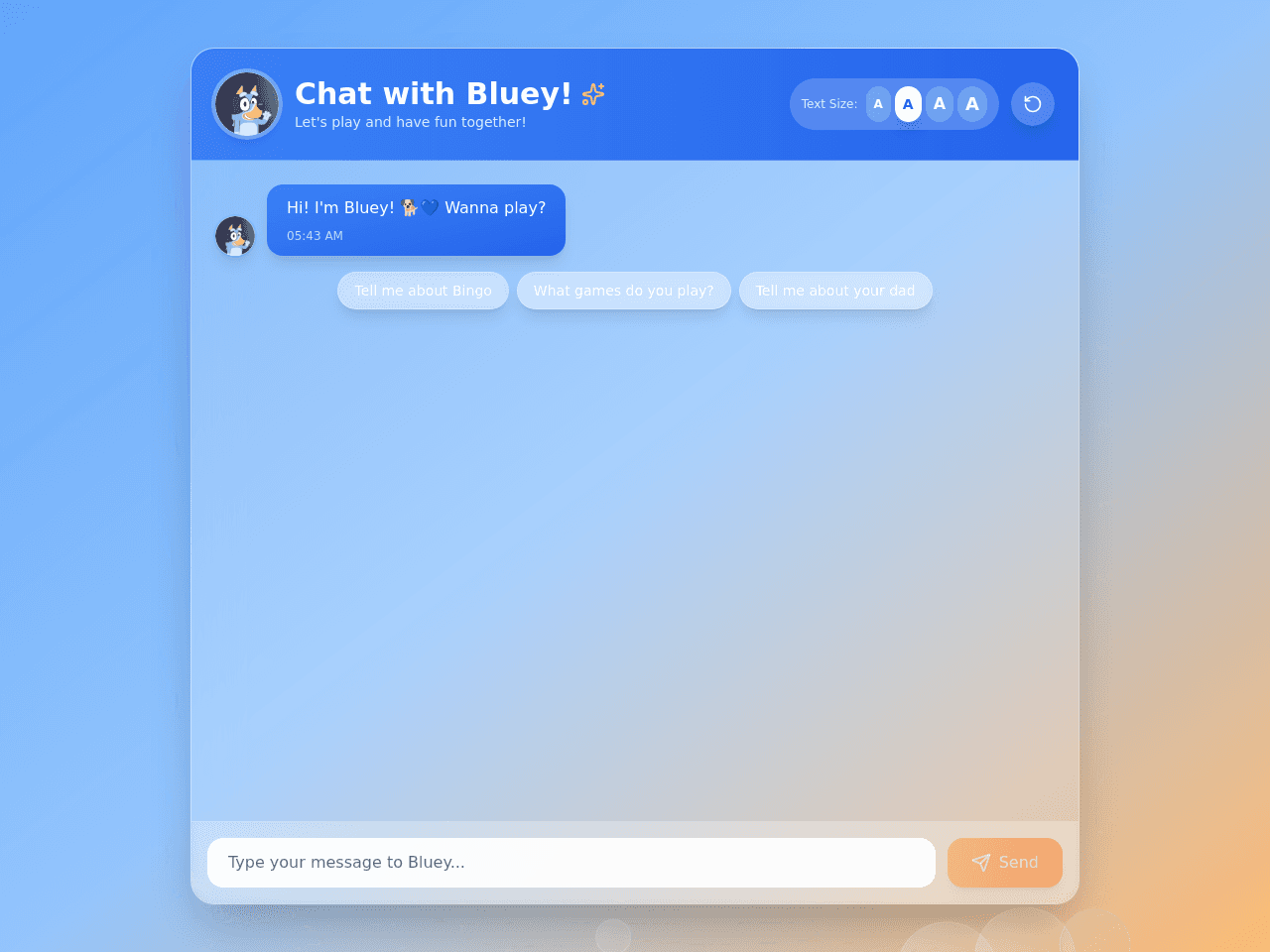 Bluey Chatbot | ridhi