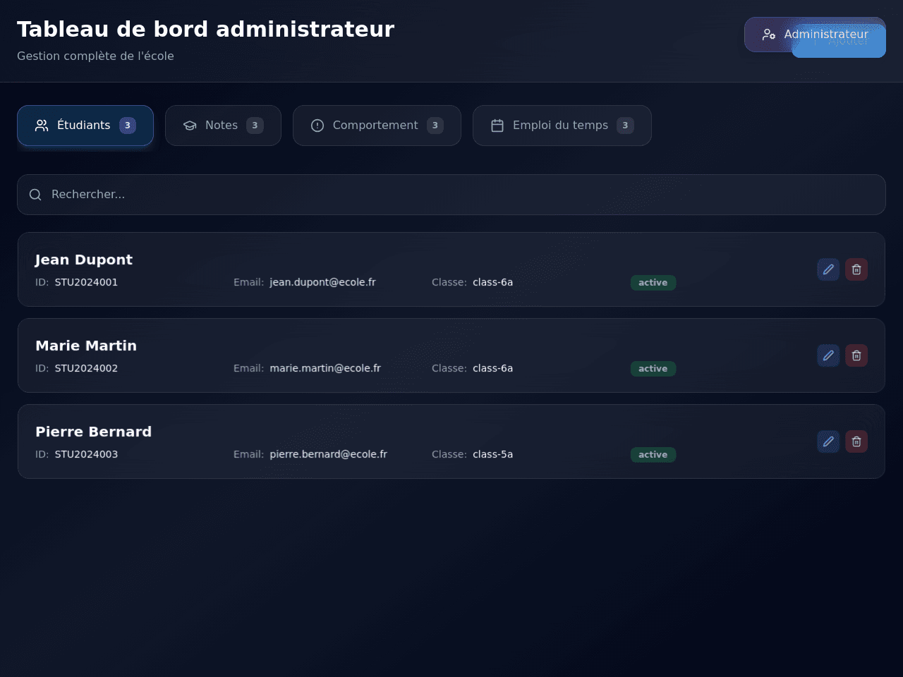 Student Portal Dashboard
