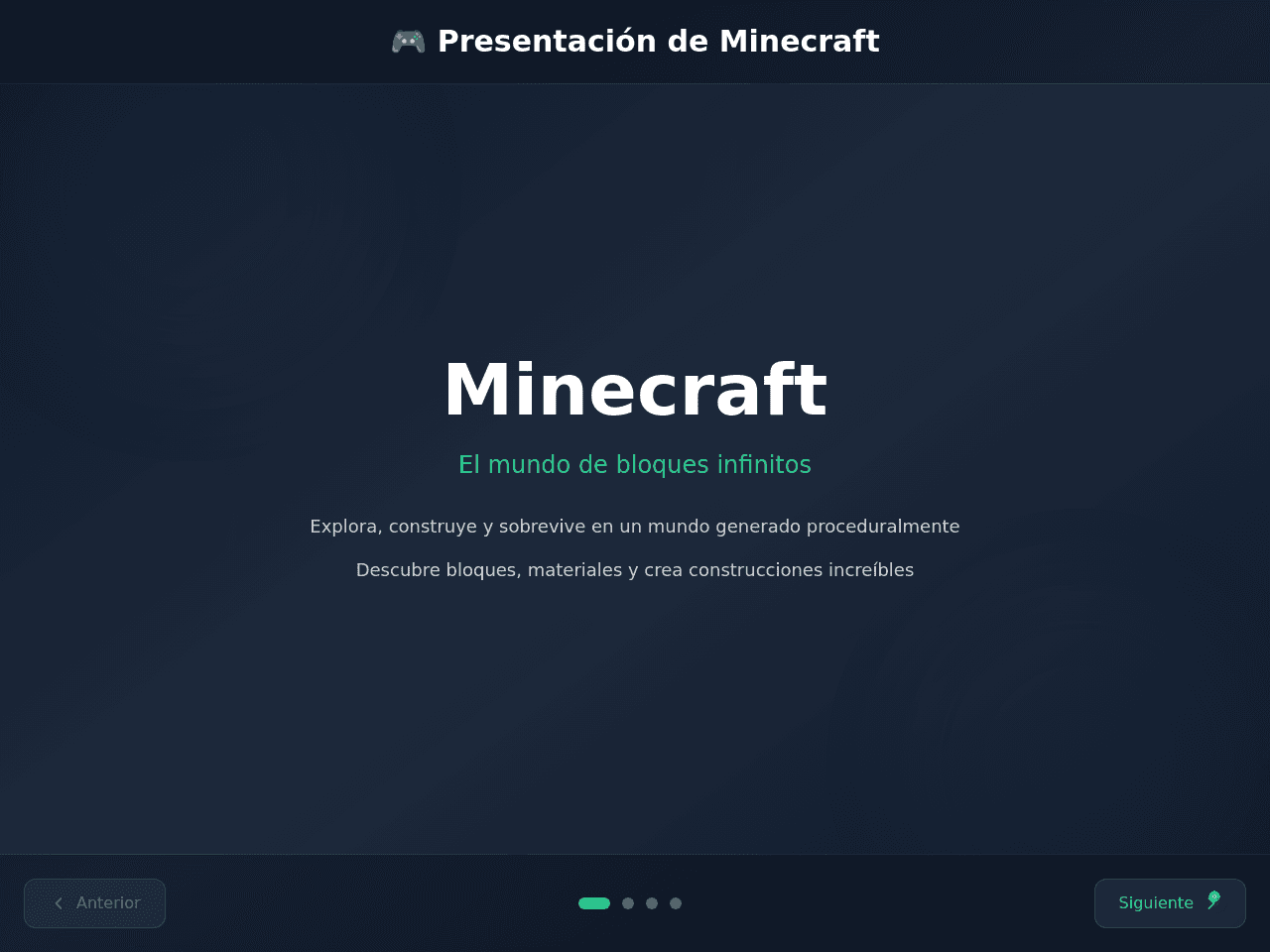 Minecraft Slide Studio
