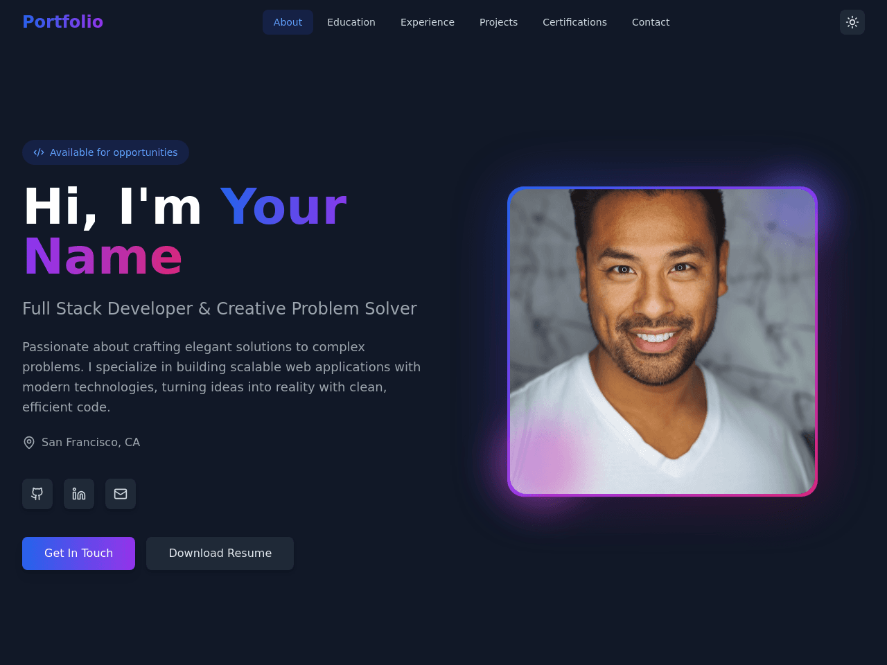 Portfolio Vision Studio
