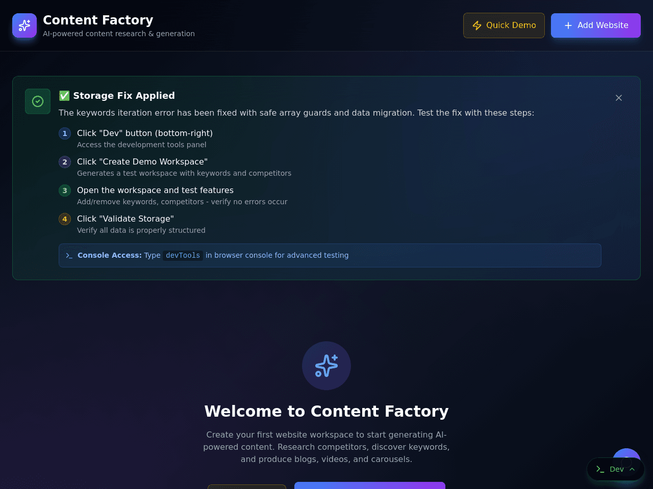 Content Creation Studio