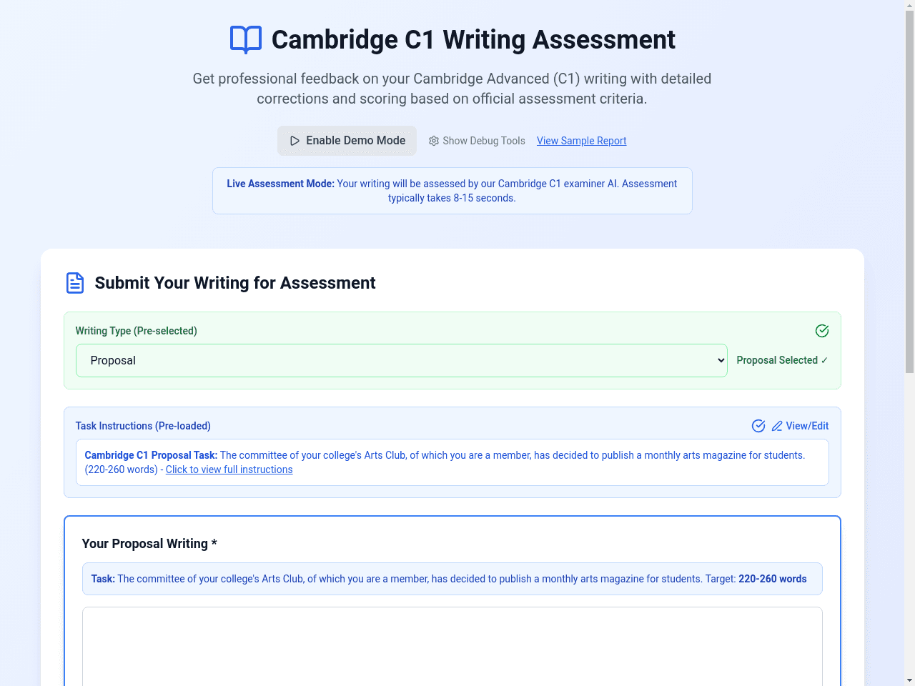 Cambridge Assessment Portal - Essay 1