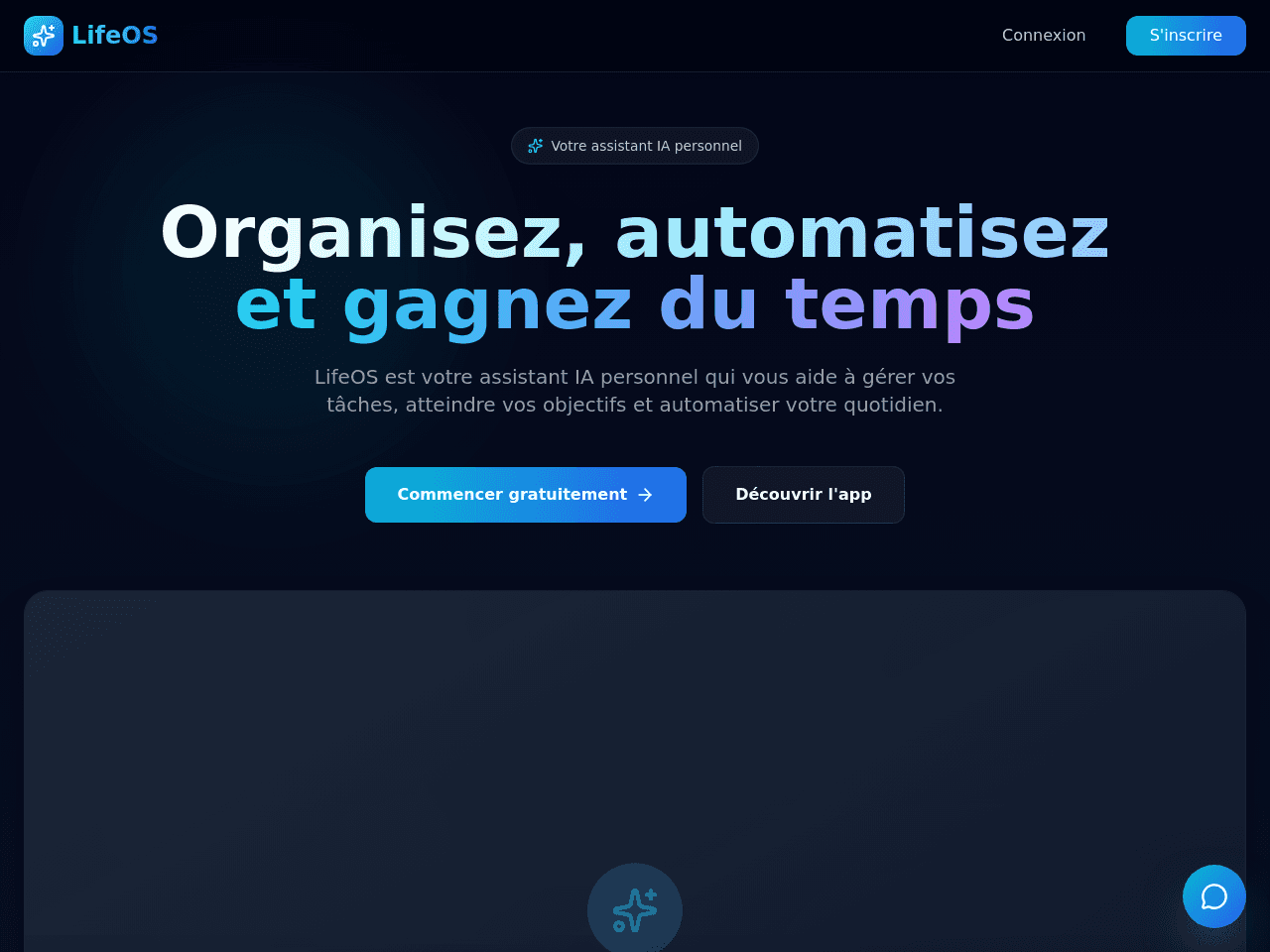 LifeOS Interactive Portal