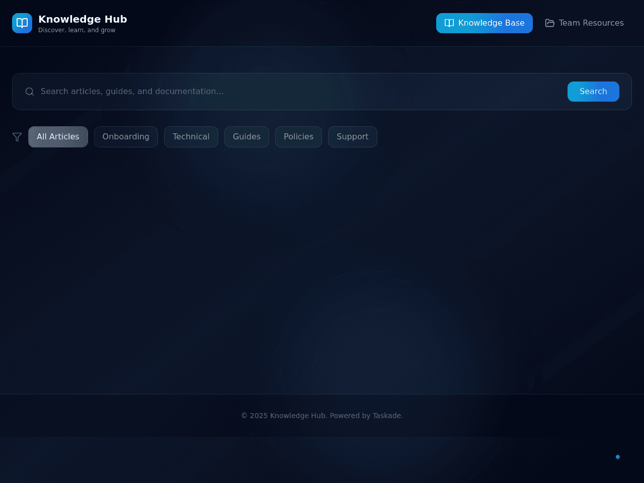 Knowledge Base Portal