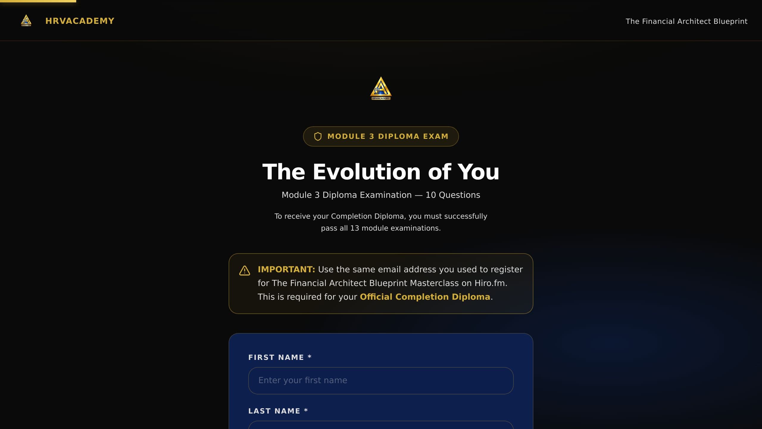 Module 3: The Evolution of You