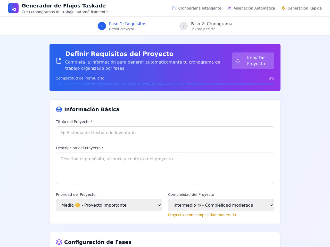Flow Schedule Creator