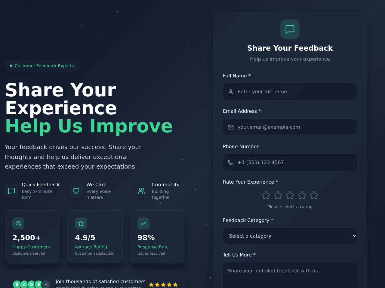 Feedback Form