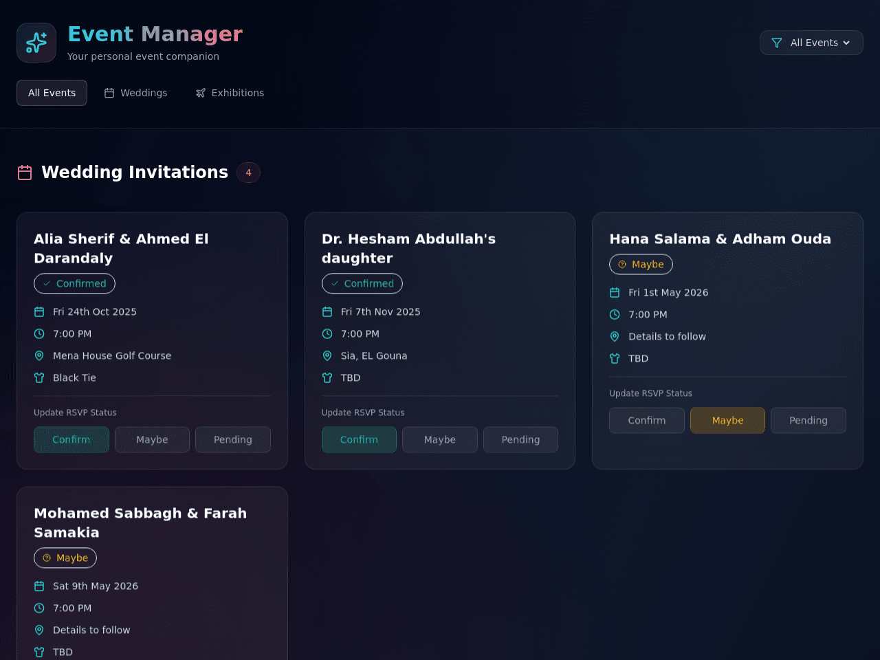 Event Planner Pro
