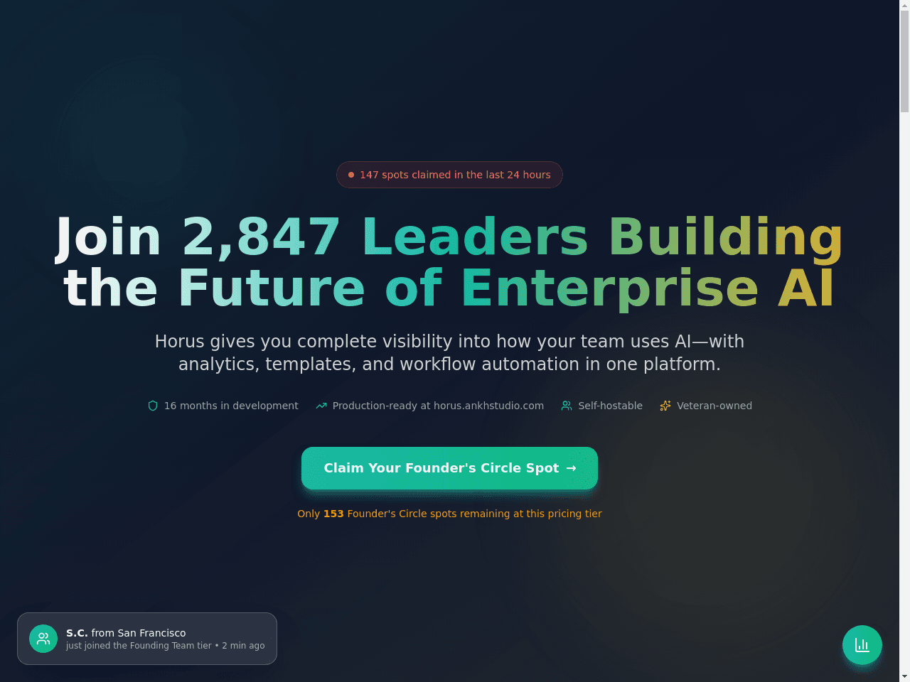Founder's Circle Page