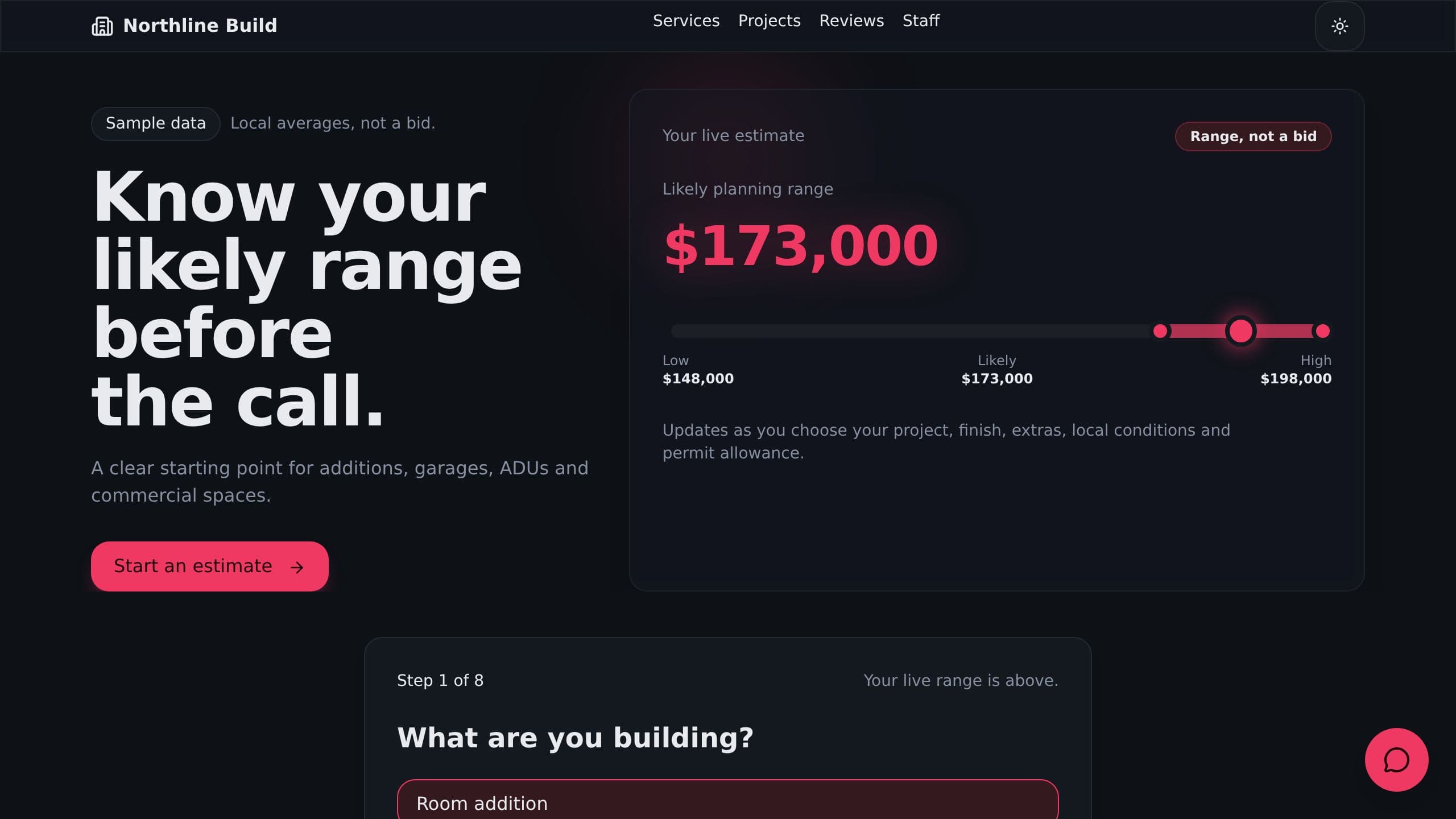 Construction Cost Estimator preview