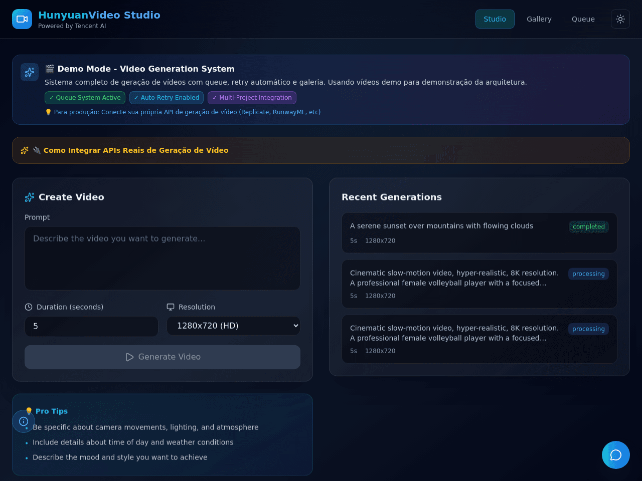 Video Insight Dashboard