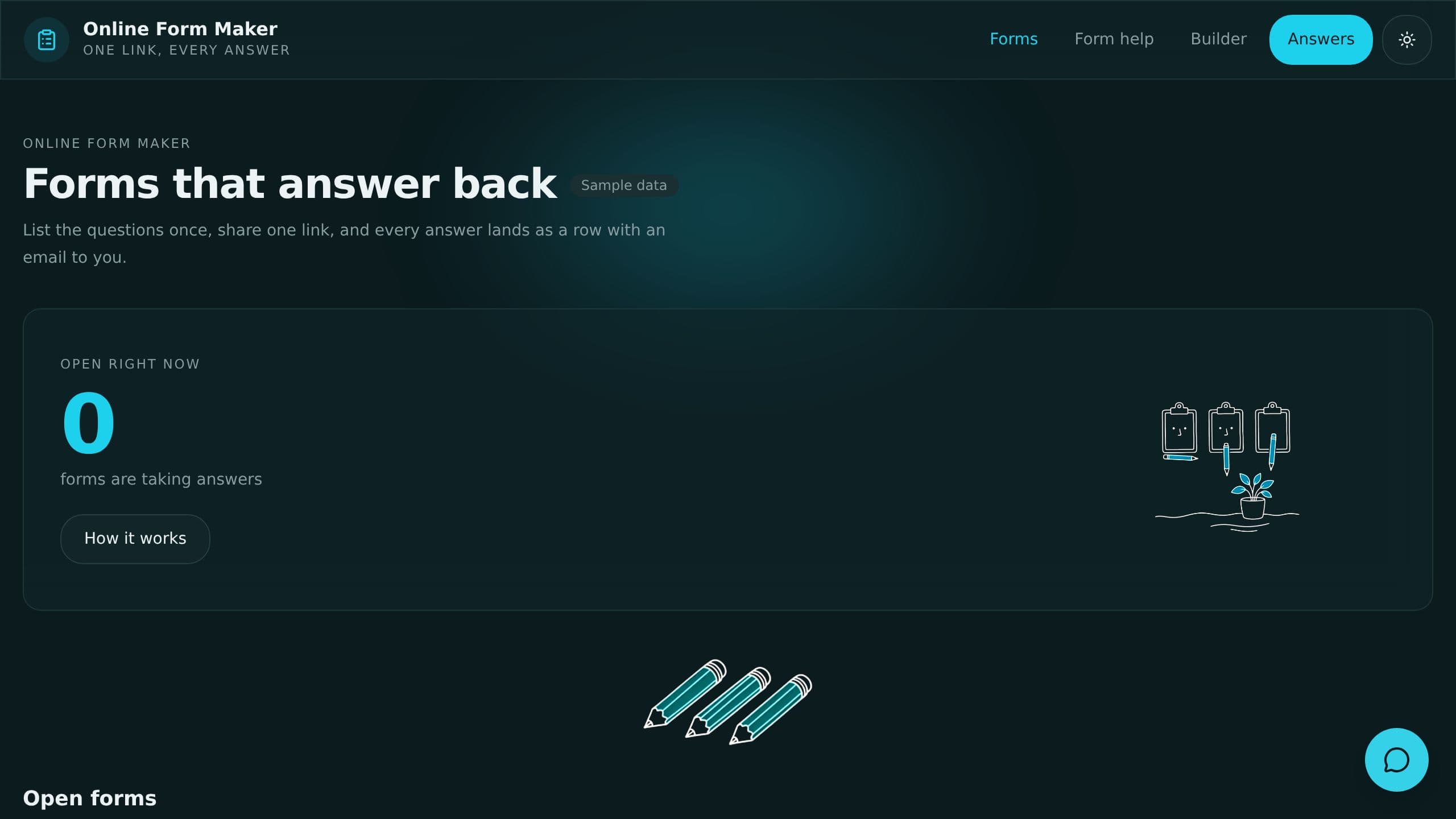 Online Form Maker preview