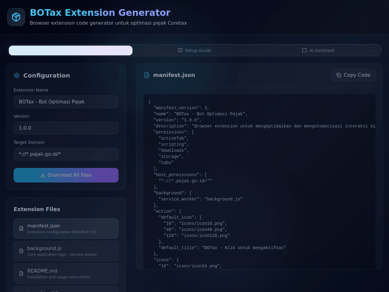 Tax Optimizer Dashboard