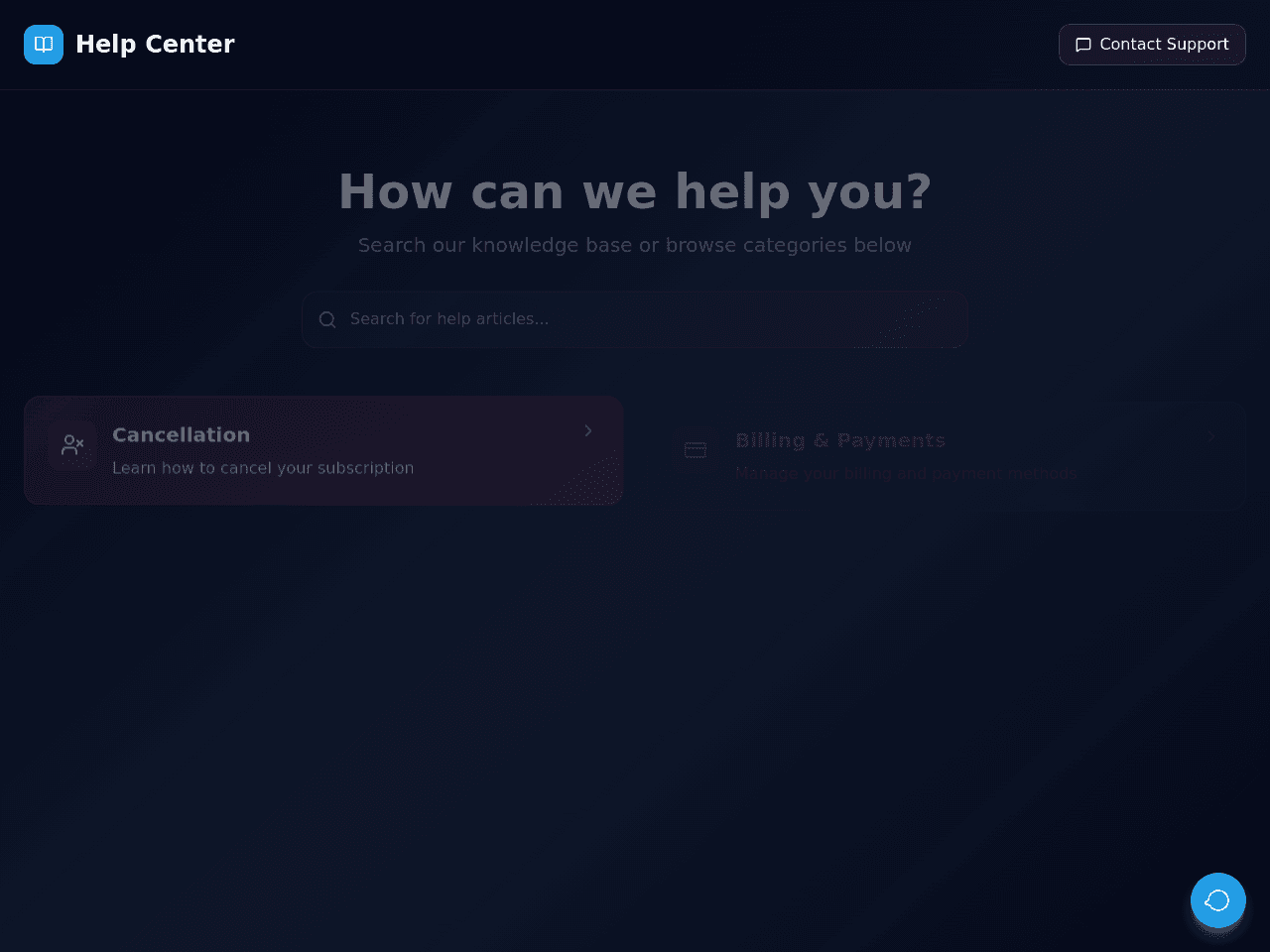 Subscription Guide Portal