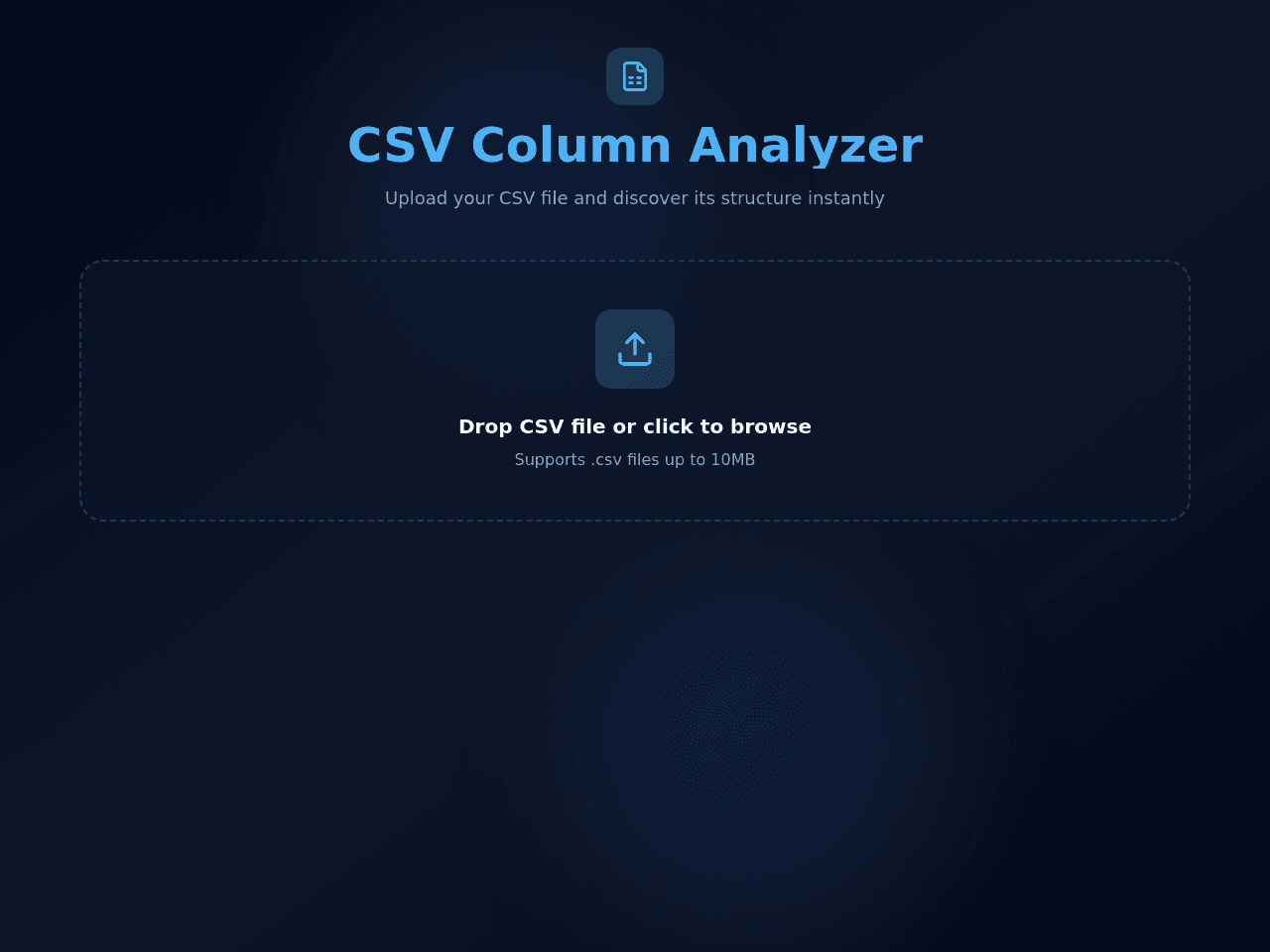Column Insight Dashboard