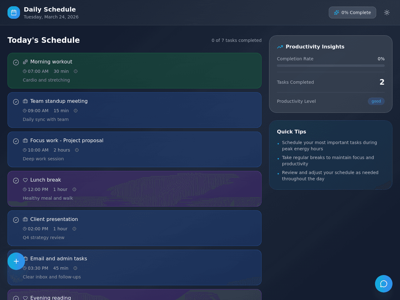 Day Planner Pro