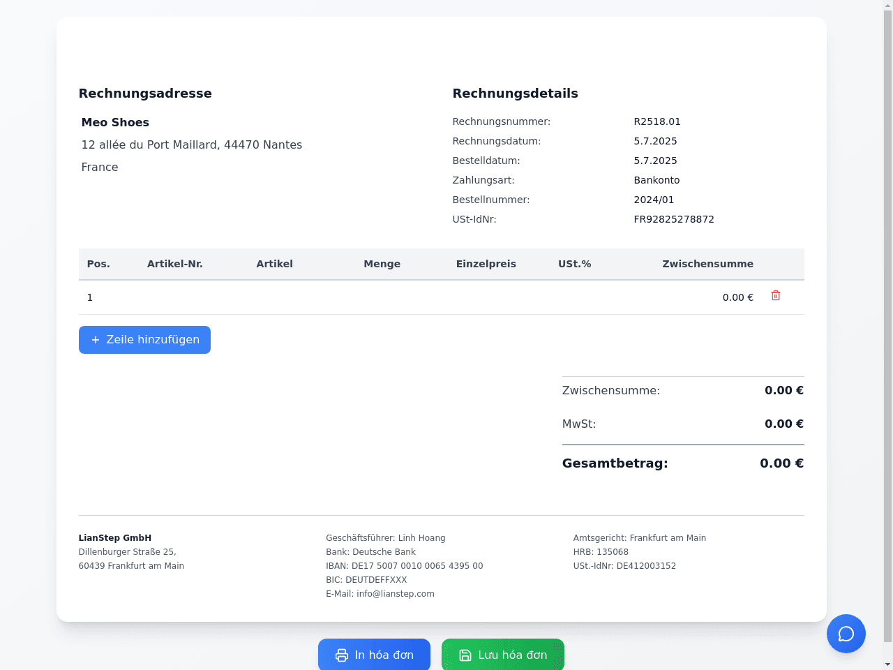 Invoice Manager Portal