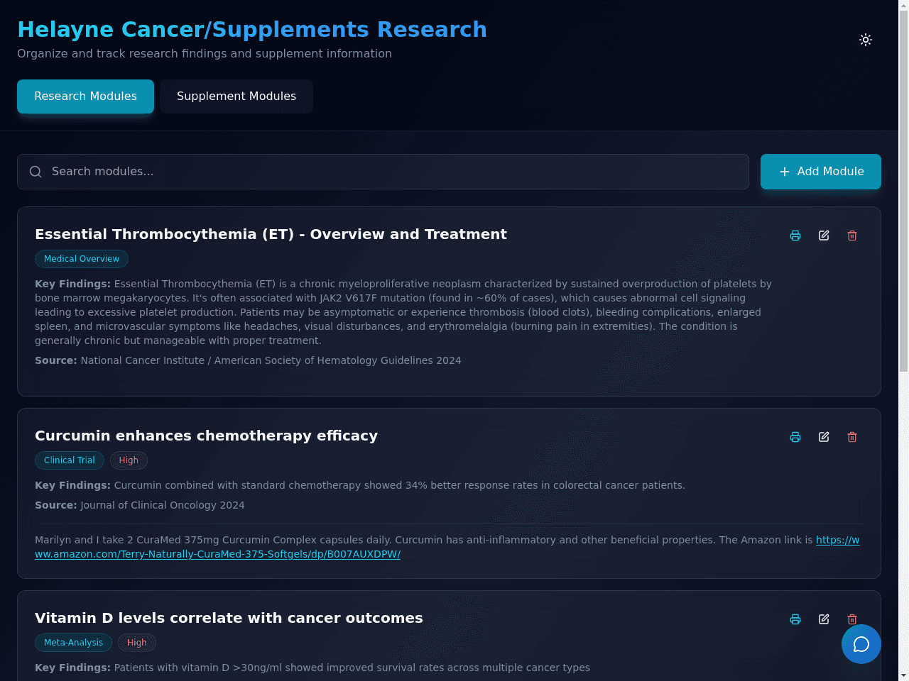 Research Module Builder
